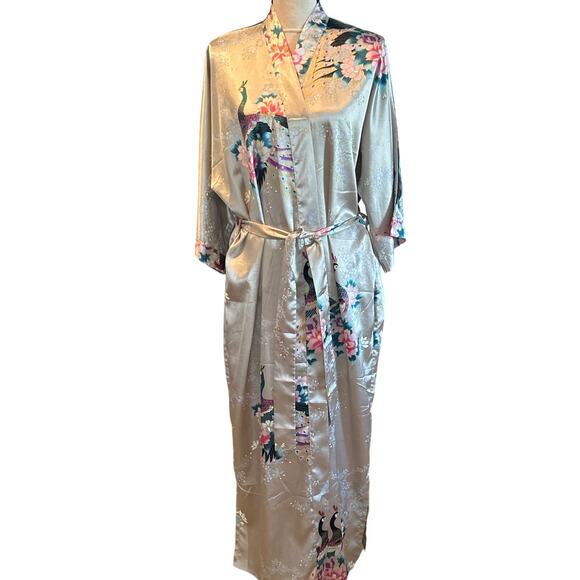 Kim + Ono Peacock Kimono Robe - Picture 2 of 9